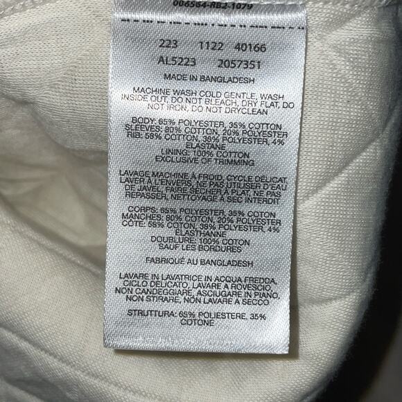 Columbia Women's Hart Mountain Quilted Crewneck Top - Chalk Small $90 - Picture 4 of 8